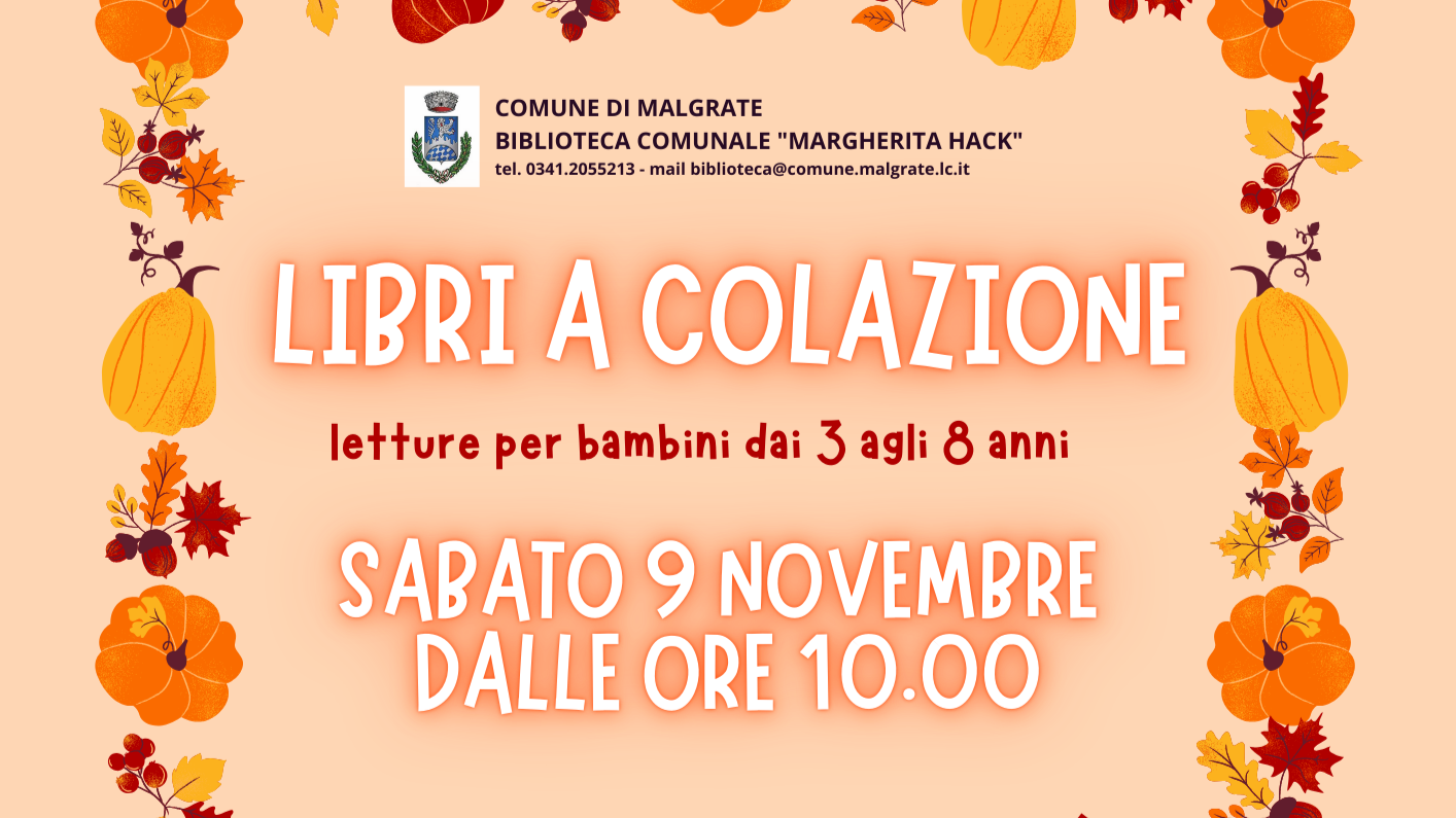 Libri a colazione - letture per bambini dai 3 agli 8 anni