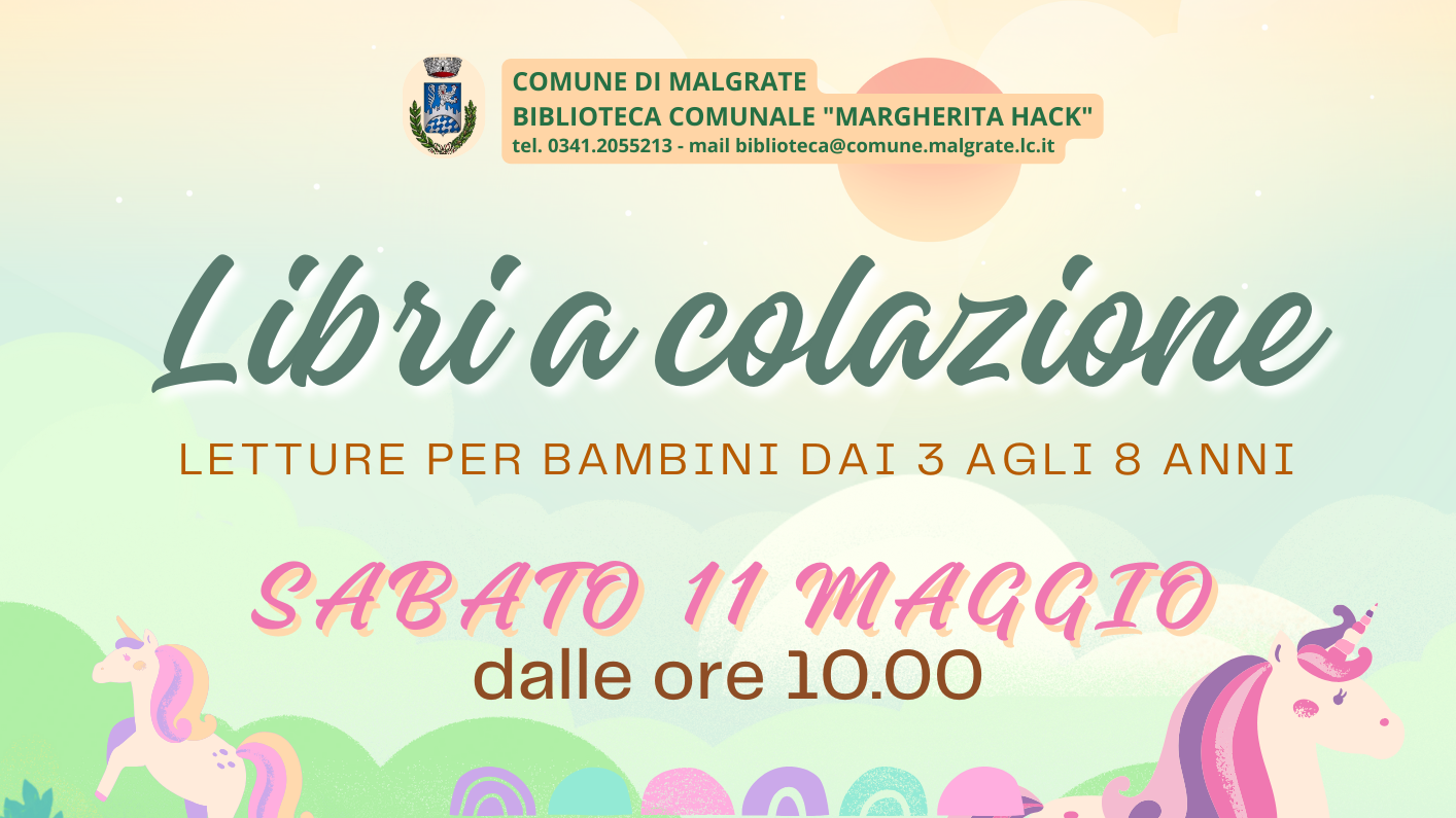 Libri a colazione - Letture per bambini dai 3 agli 8 anni