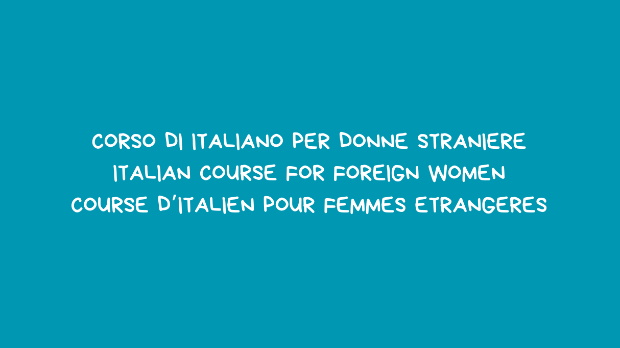 Corso di italiano per donne straniere 