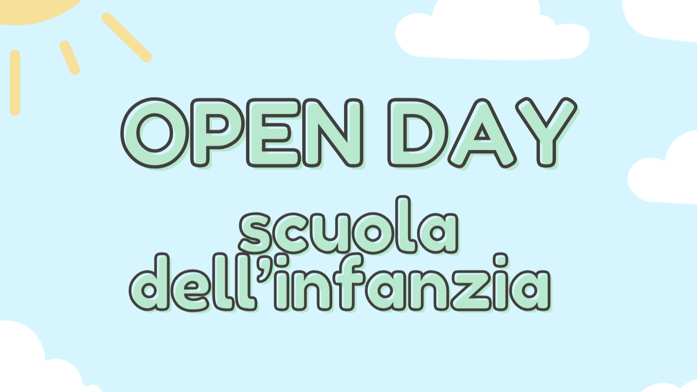 Open day scuola dell'infanzia - sezione primavera , Centro prima infanzia 