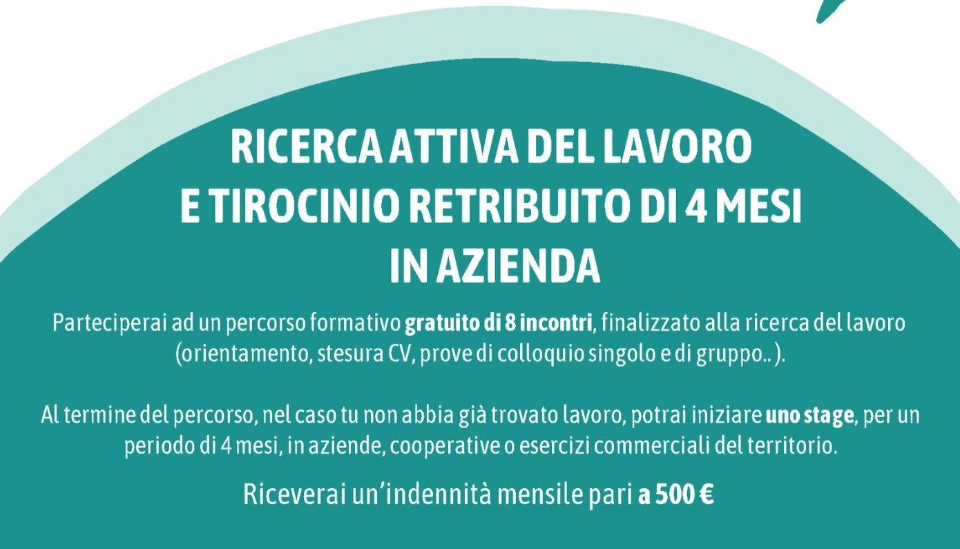 Living land - ricerca attiva del lavoro e tirocinio retribuito di 4 mesi in azienda 